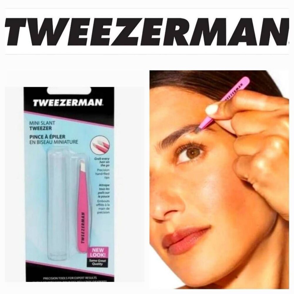 Tweezerman Pink Mini Slant Tweezers
